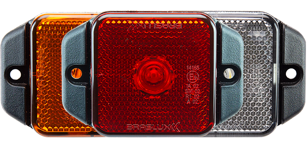 SQUARE MARKER LIGHT WITH FLANGE SQUARE MARKER LIGHT WITH FLANGE